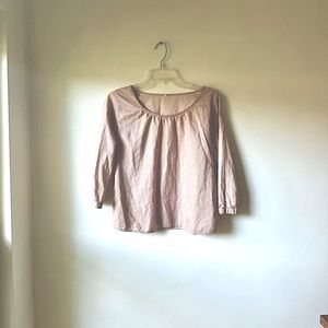 VINTAGE SWISS DOT Blouse, size Medium